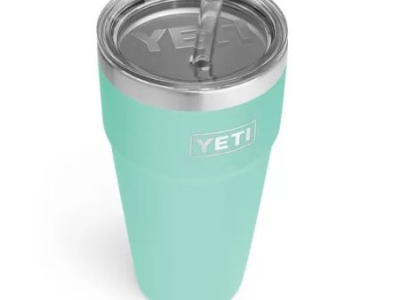 YETI RAMBLER 26 OZ STACKABLE CUP WITH STRAW LID on Sale