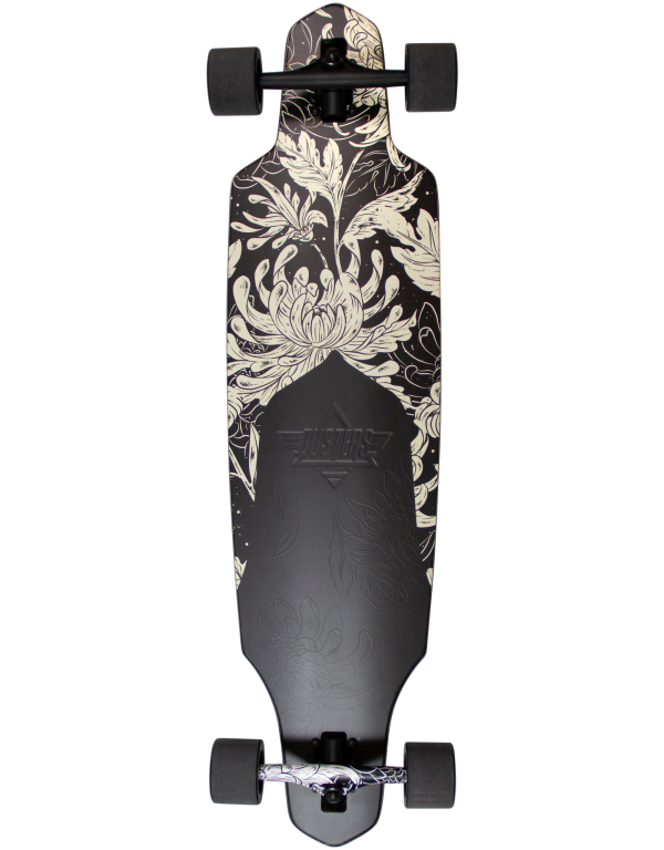 DUSTER CHANNEL BLOOMING 38  LONGBOARD COMPLETE Cheap