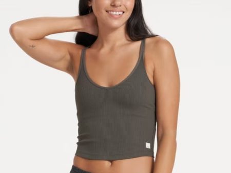 VUORI RIB CROP WOMENS TANK Hot on Sale