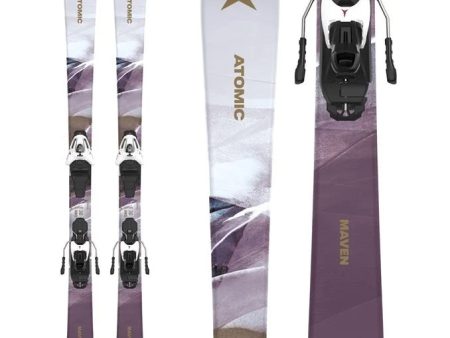 ATOMIC MAVEN GIRL 130-150 + L6 GW BINDING JUNIOR SKI PACKAGE Online