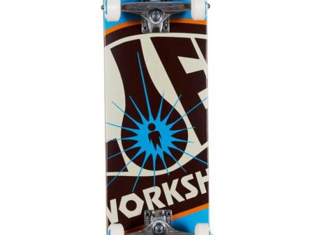 ALIEN WORKSHOP OG LOGO BLUE 8.0  COMPLETE SKATEBOARD Online now