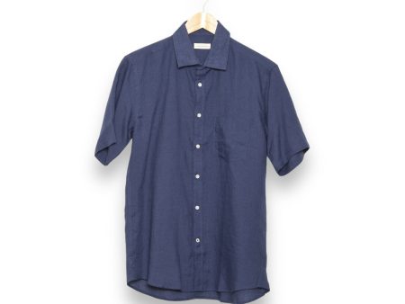 Carpasus Shirt Linen Short Lido navy Cheap