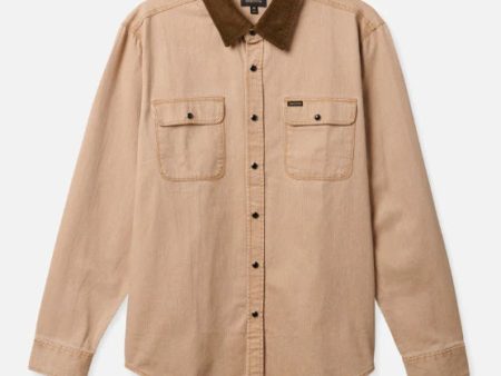 BRIXTON BOWERY LONG SLEEVE WOVEN BUTTON DOWN MENS SHIRT For Sale