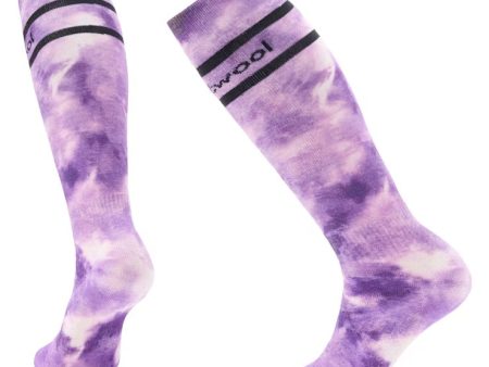 SMARTWOOL SKI FULL CUSHION TIE DYE PRINT OTC WOMENS SOCKS Sale