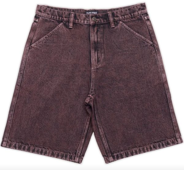 PASSPORT WORKERS CLUB DENIM SHORTS on Sale