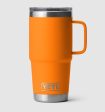 YETI RAMBLER 20OZ TRAVEL MUG WITH STRONGHOLD LID For Sale