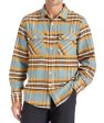 BRIXTON BOWERY STRETCH LONG SLEEVE X FLANNEL MENS BUTTON DOWN SHIRT Hot on Sale