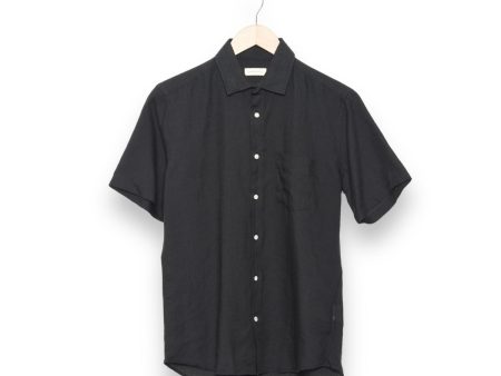 Carpasus Shirt Linen Short Lido black Hot on Sale